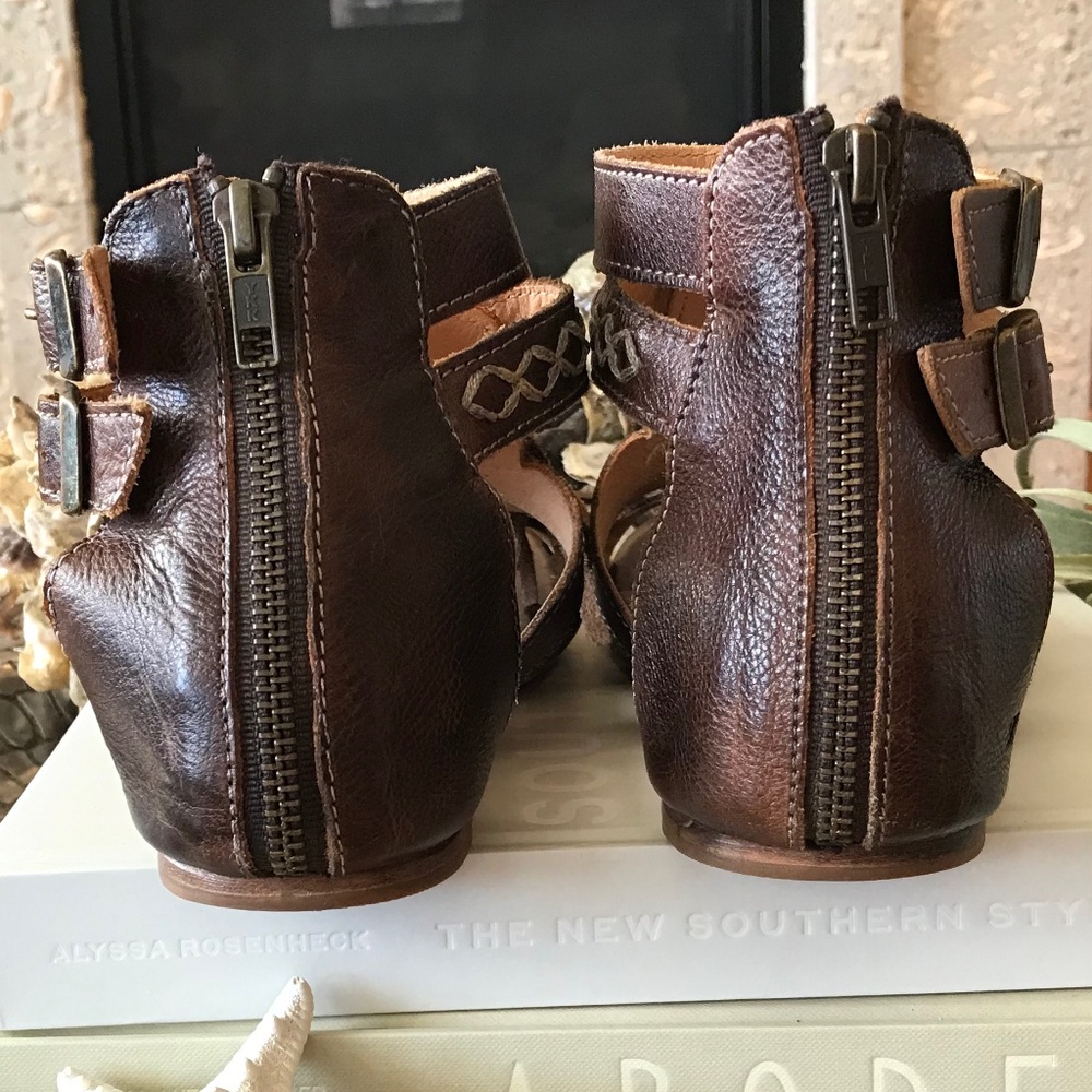 FESTIVAL 🔥MODERN BOHO SOFT COUNTRY COWGIRL LAYERED FRINGE LEATHER SANDALS - Picture 7 of 16